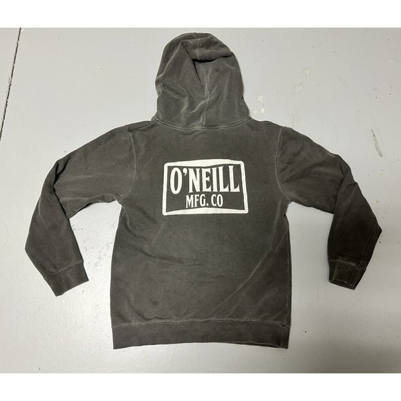 O’Neill Mens Regular Size Long Sleeve Hoodie. Pullover Front Pocket Gray. Size S - Picture 5 of 5